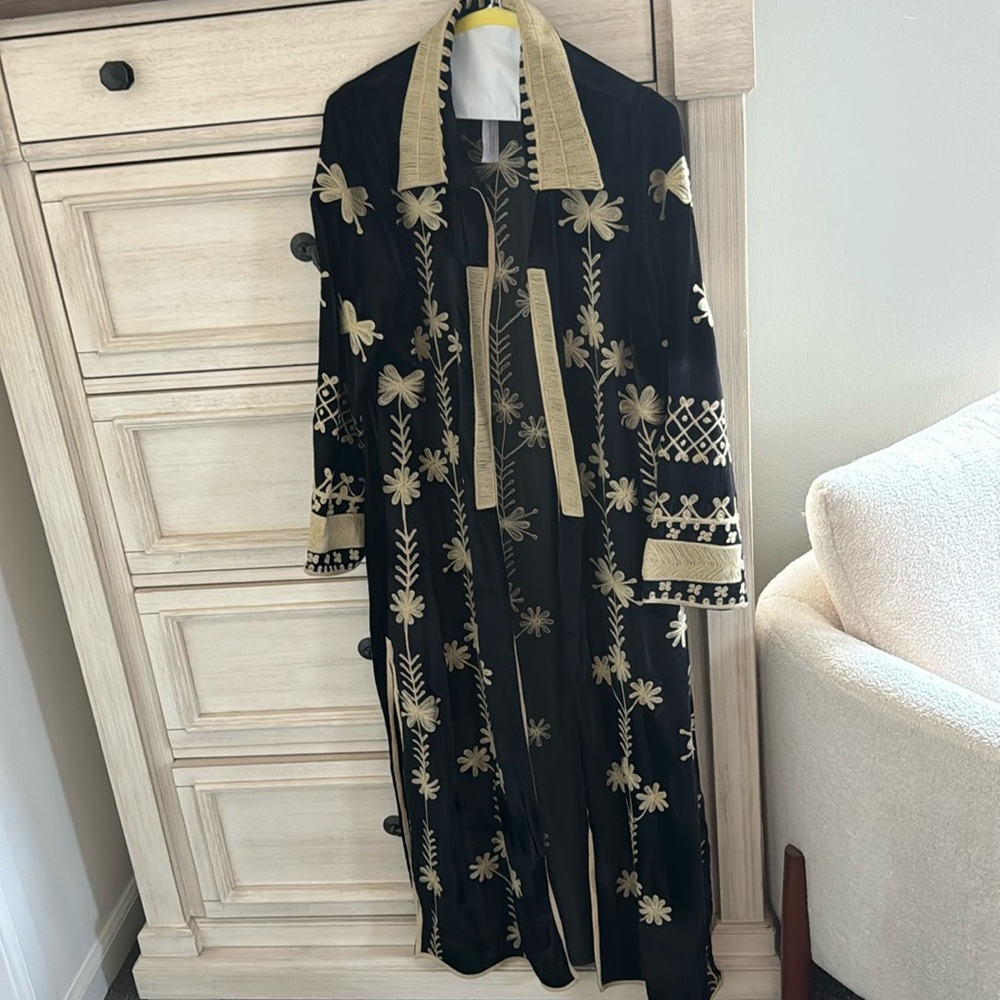 Beautiful silk, velvet embroidered jacket. Never worn